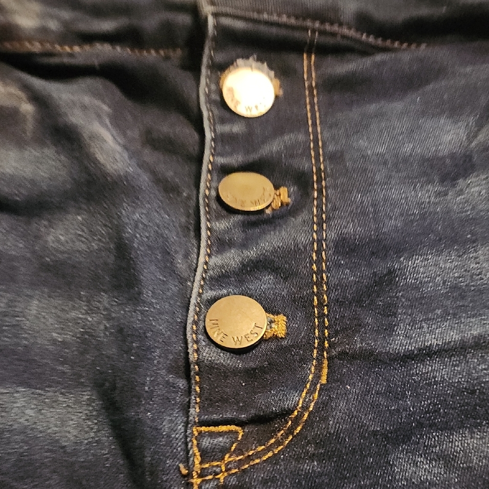 Nine West Dark Blue Denim Jeans - Picture 4 of 7